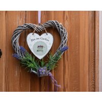 Türkranz: Herz  Bin im Garten | Hübscher...