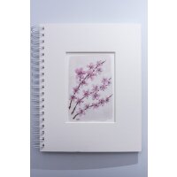 Hochzeit Fotoalbum Spiralalbum Blütenzweig Tagebuch...