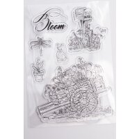 Stempel clear Clearstamp Stempeln Fühling Tulpe...