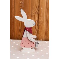 Osterdeko Osterhase Holz Frohe Ostern Tischdeko...