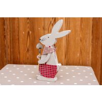 Osterdeko Osterhase Holz Frohe Ostern Tischdeko...