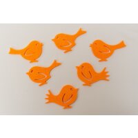 Filz Vogel orange Frühling Ostern Deko...