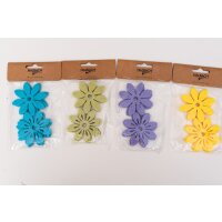 Blumen Streuteile Deko Frühlingsdeko Filz Blüte...