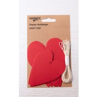 Papier Anhänger Herz Hochzeit Liebe Valentinstag...