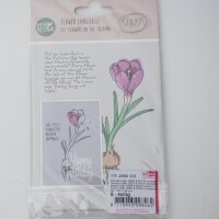 Stempel Platte Motiv Krokus